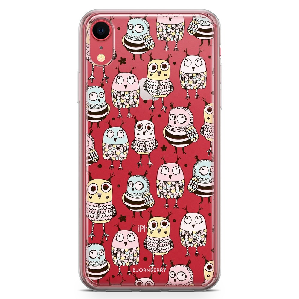 iPhone XR Fashion Skal - Söta Ugglor