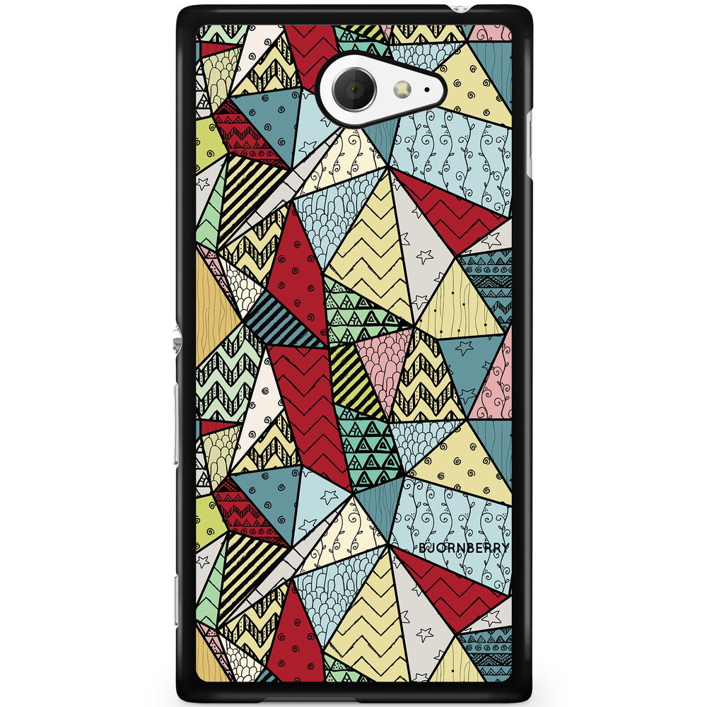 Sony Xperia M2 Aqua Case - Polygons