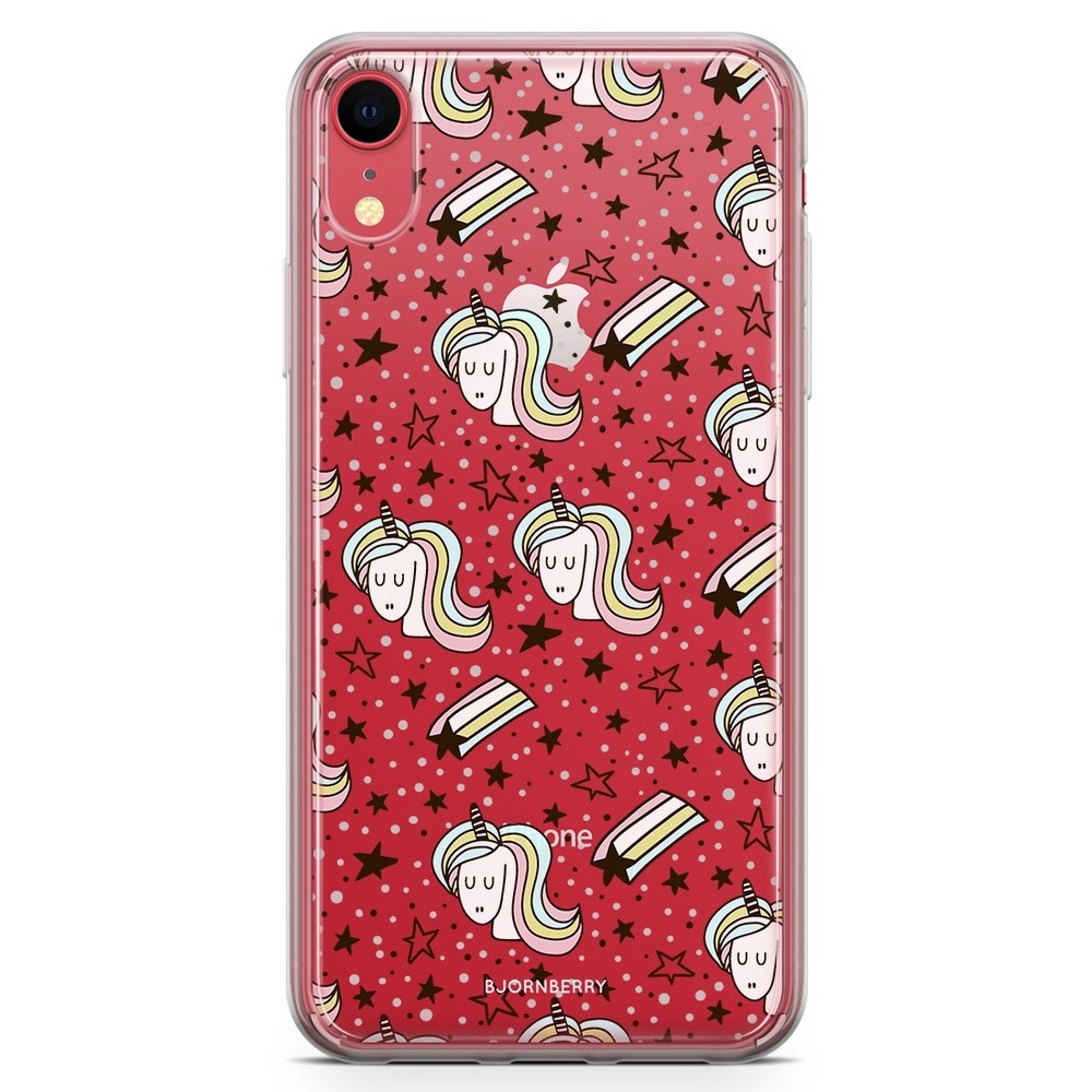 iPhone XR Fashion Case - Unicorn Pattern