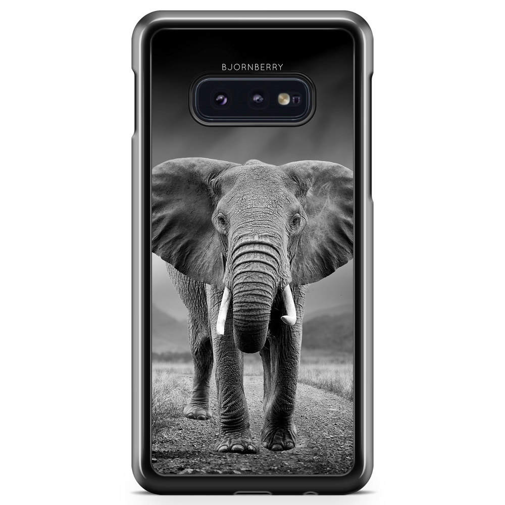 Samsung Galaxy S10e Case - Black/White Elephant