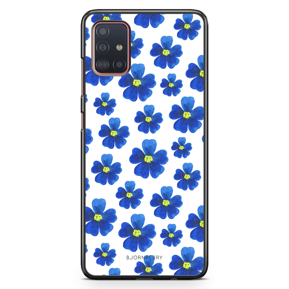Samsung Galaxy A51 Case - Blue Flowers