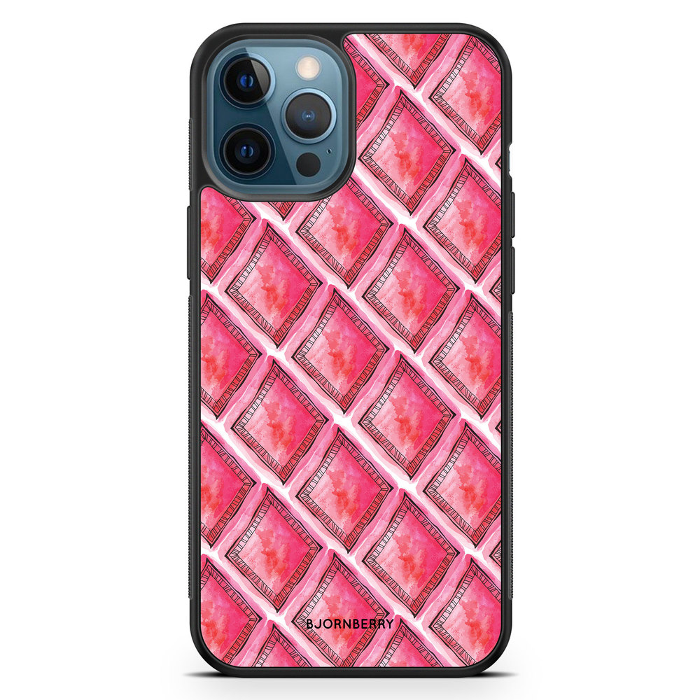 iPhone 12 Pro Case - Red Rhombus