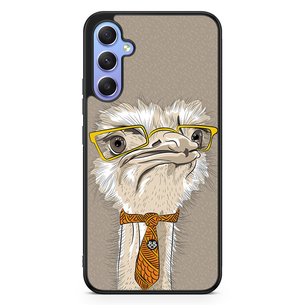 Samsung Galaxy A34 5G Case - Hipster Ostrich