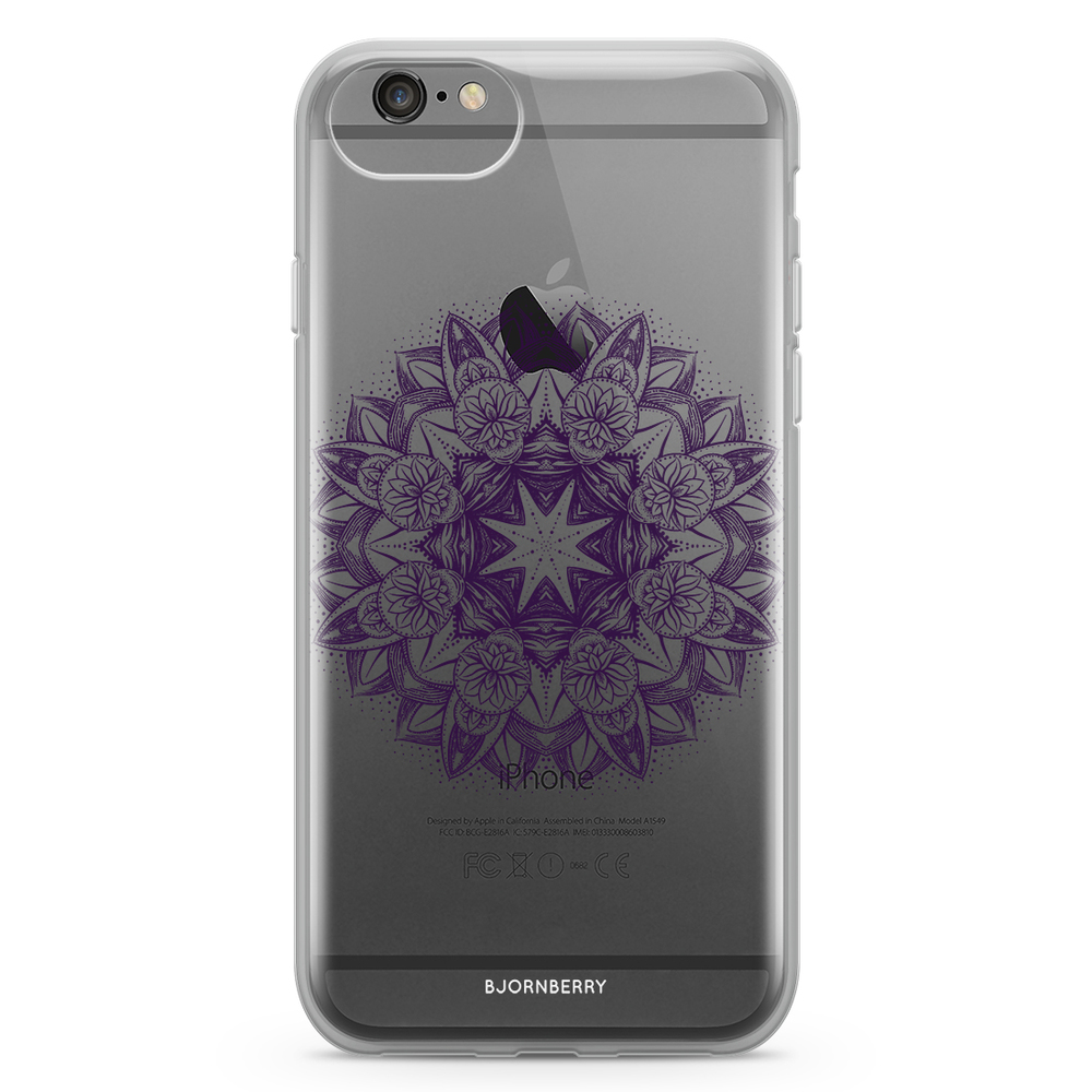 iPhone 6/6s Fashion Skal - Lila Mandala