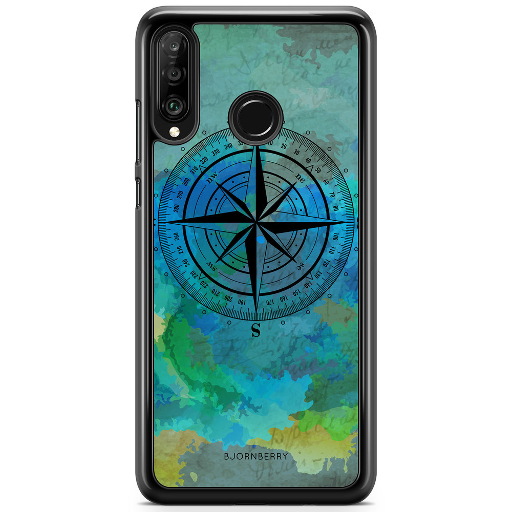 Huawei P30 Lite Case - Compass Background