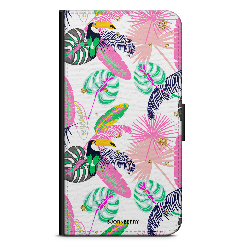 Samsung Galaxy J3 (2016) Wallet Case - Tropical Pattern