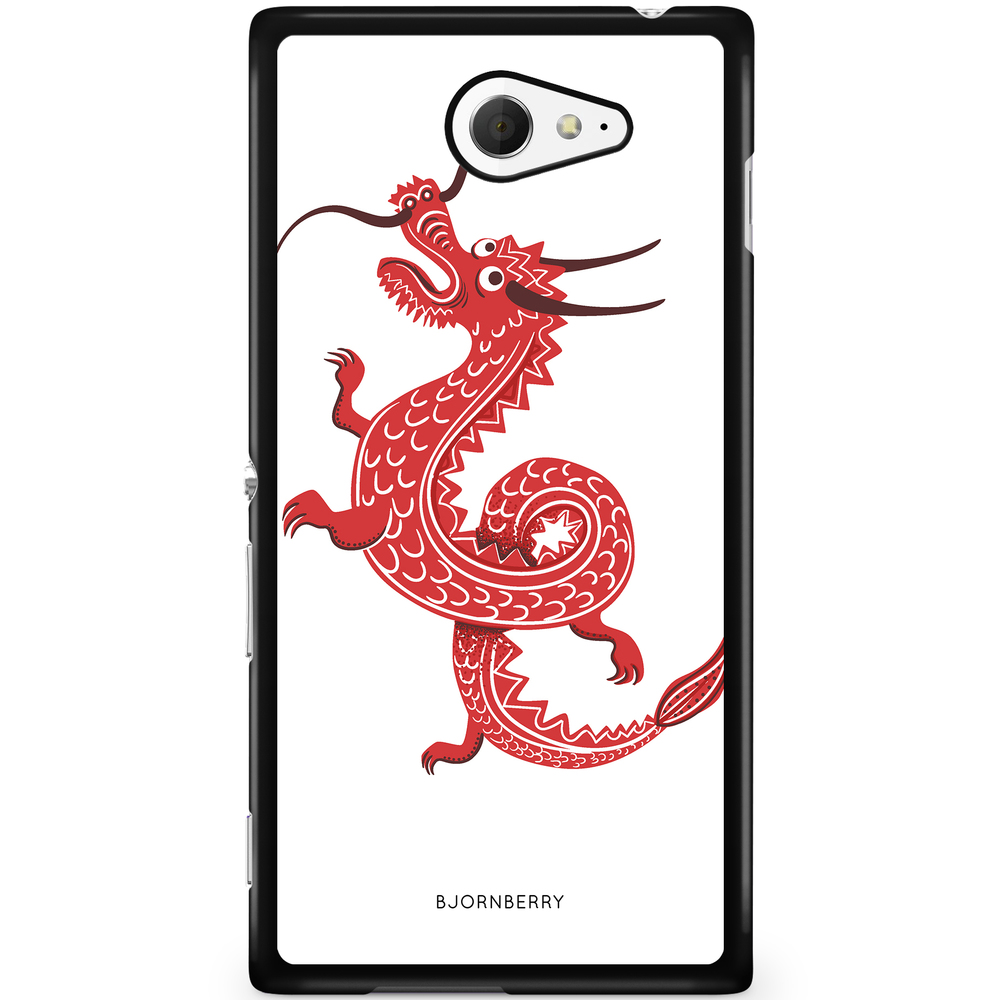 Sony Xperia M2 Aqua Case - Red Dragon