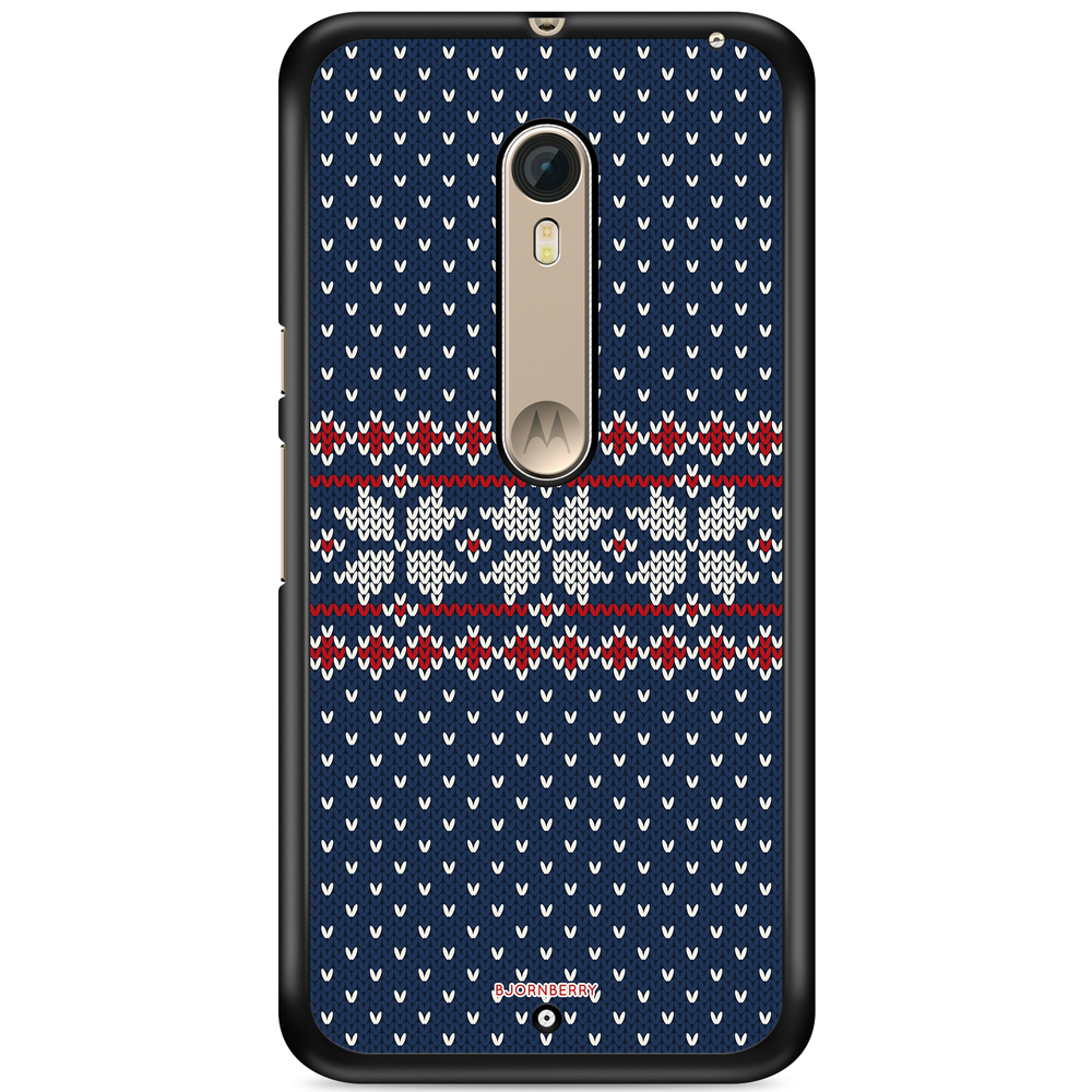 Moto X Style Case - Knitted Xmas