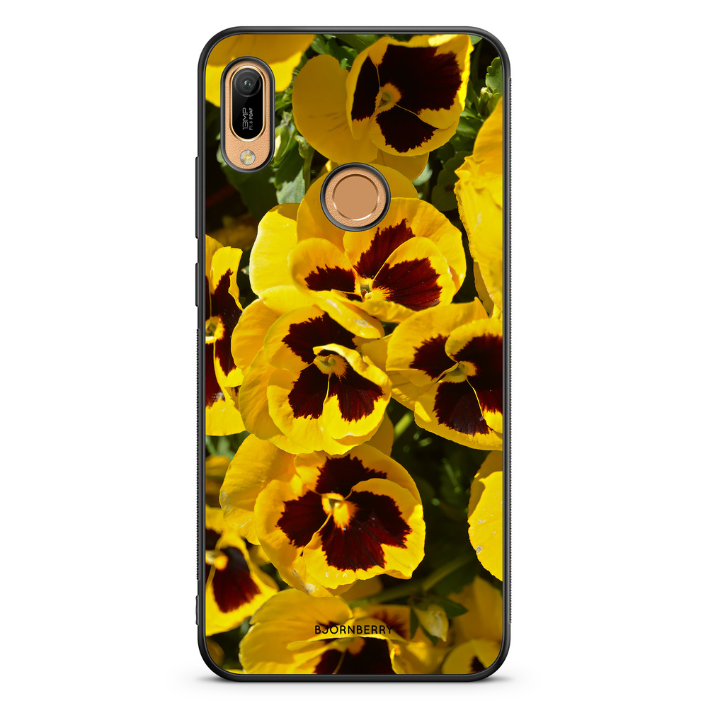 Huawei Y6 2019 Case - Yellow Spring Flower