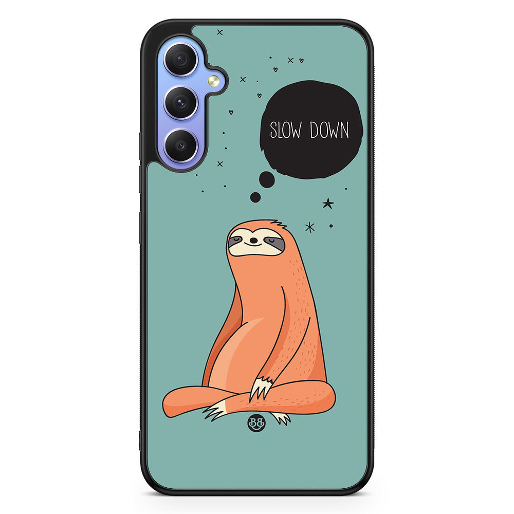Samsung Galaxy A34 5G Case - Slow down Sloth
