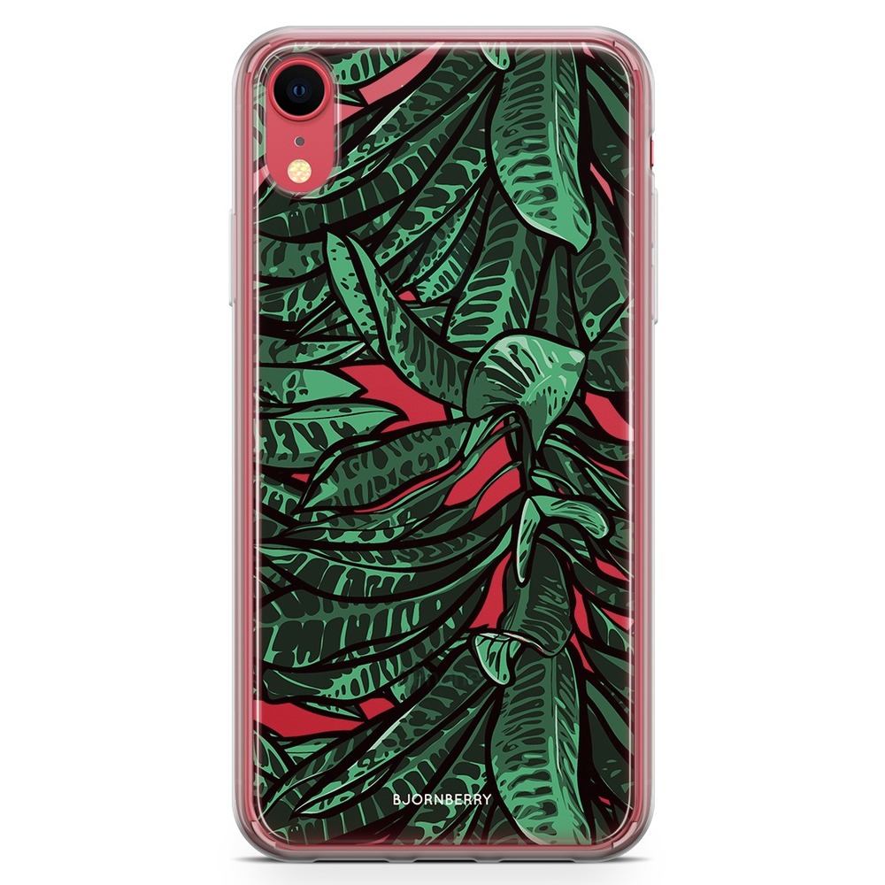 iPhone XR Fashion Case - Tropical Leaves