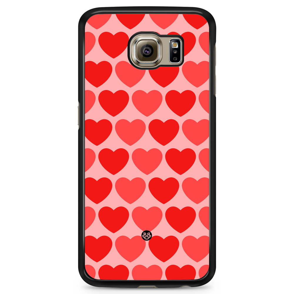 Samsung Galaxy S6 Edge+ Case - Red Hearts