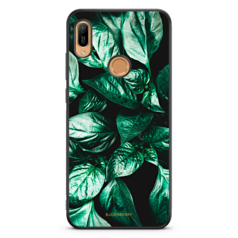 Huawei Y6 2019 Case - Green Leaves