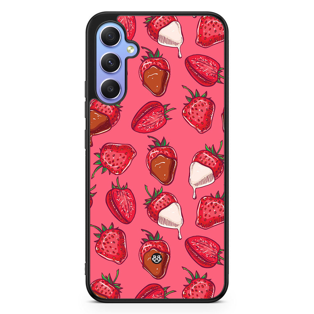 Samsung Galaxy A34 5G Case - Strawberry Chocolate