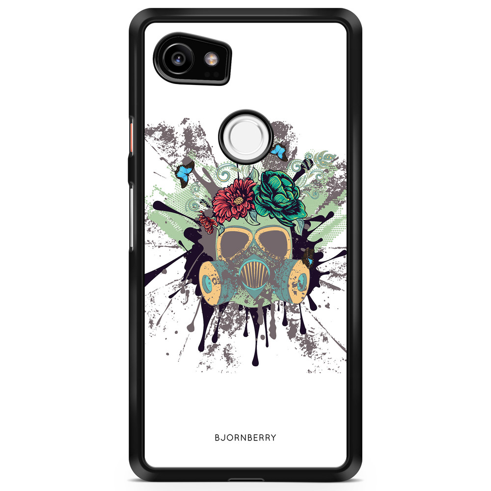 Google Pixel 2 XL Case - Gas Mask Flowers