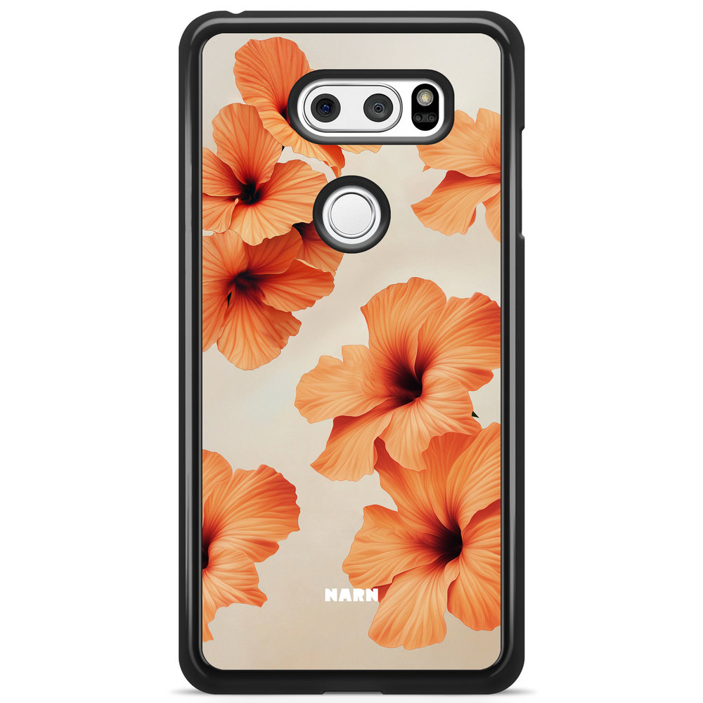 LG V30 Case - Hibiscus Era - Papaya
