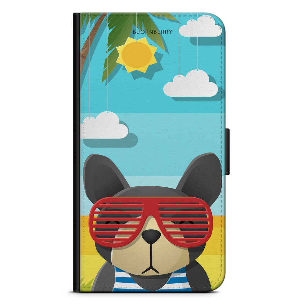Samsung Galaxy A52 / A52s Plånboksfodral - Sommar Hund | Mobilskal & Mobilfodral BJORNBERRY