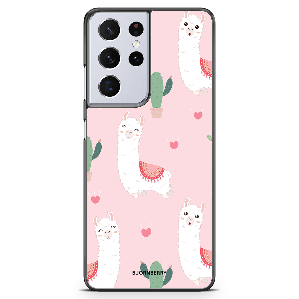 Samsung Galaxy S21 Ultra Case - Llama Pattern
