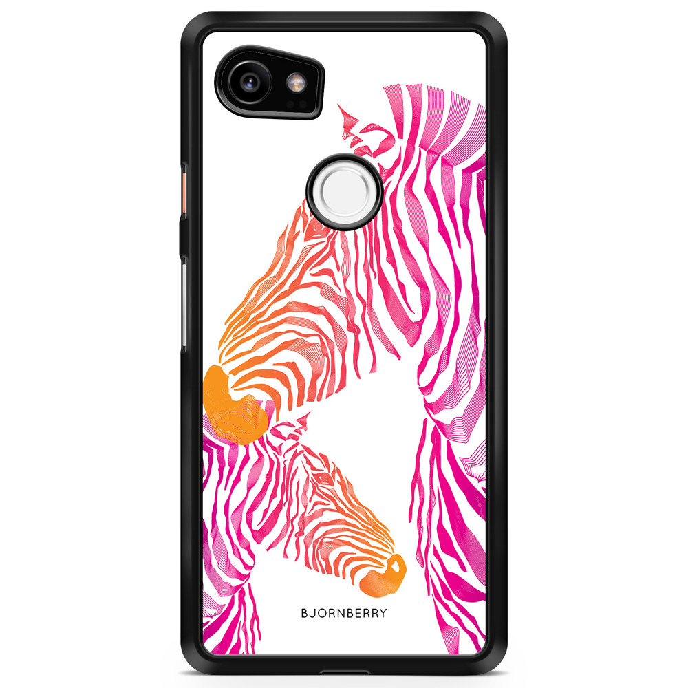 Google Pixel 2 XL Case - Pink Zebras