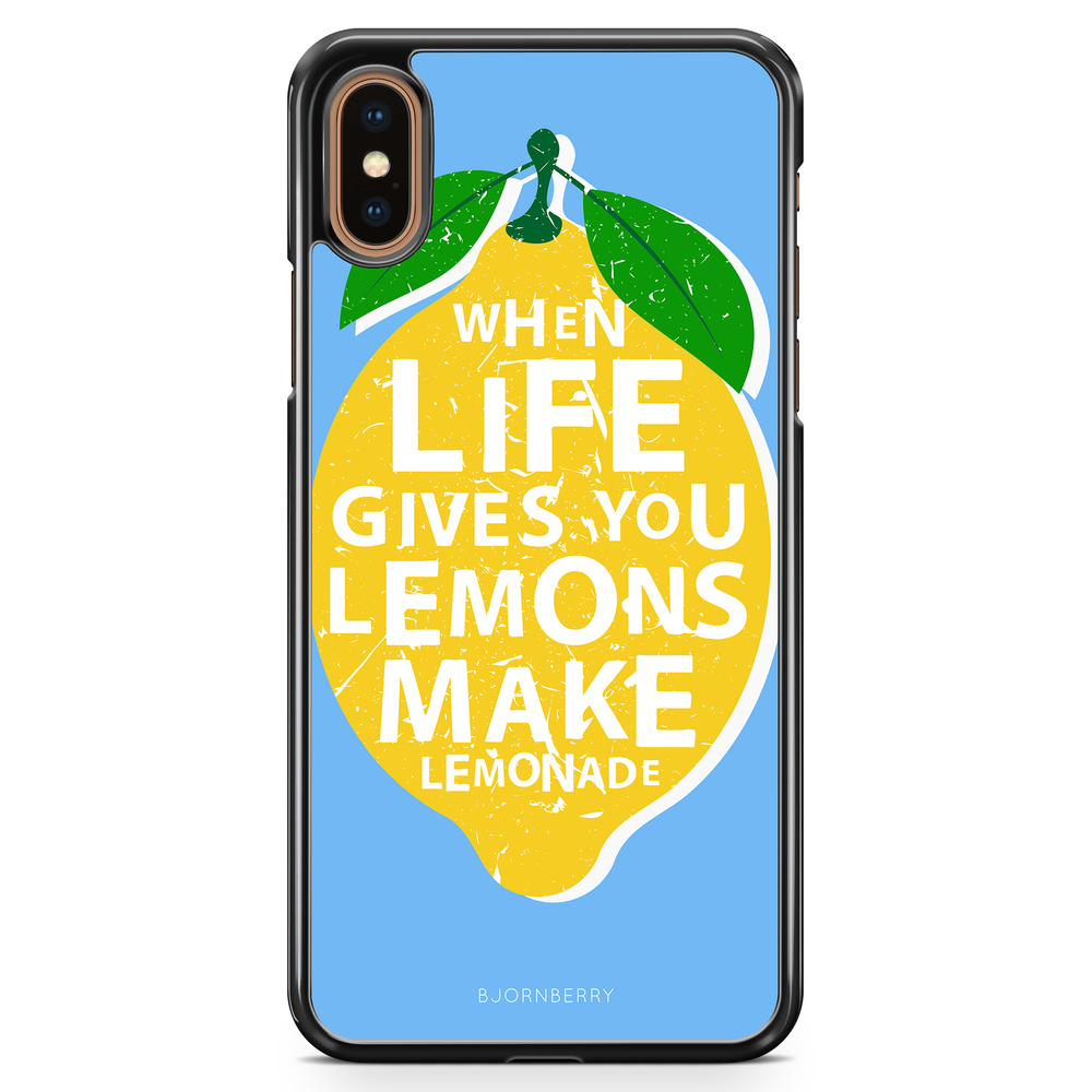 iPhone XS Max Case - Lemon Quote