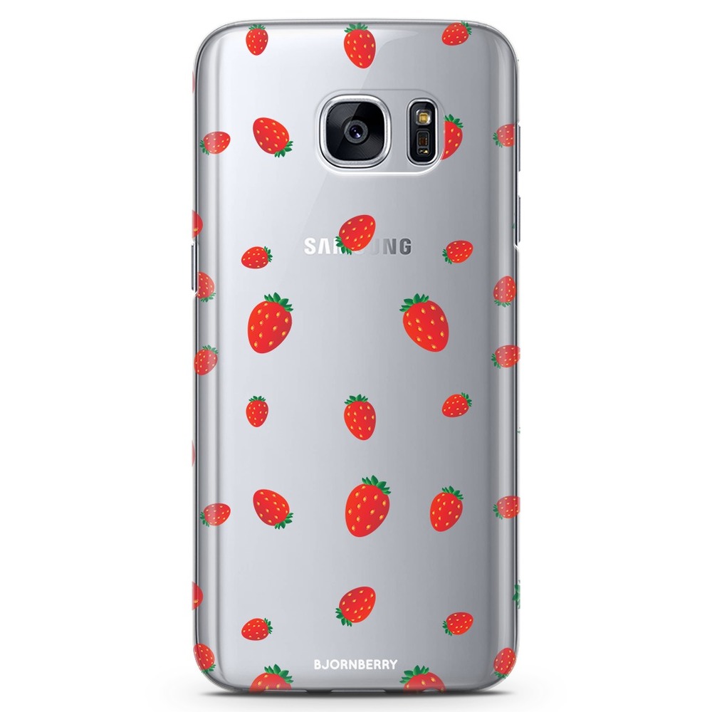 Samsung Galaxy S6 TPU Case - Strawberry Pattern