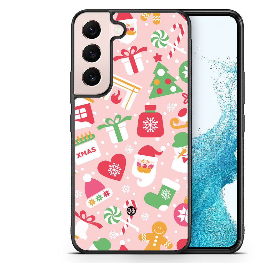Samsung Galaxy S22 5G Case - Pink Christmas
