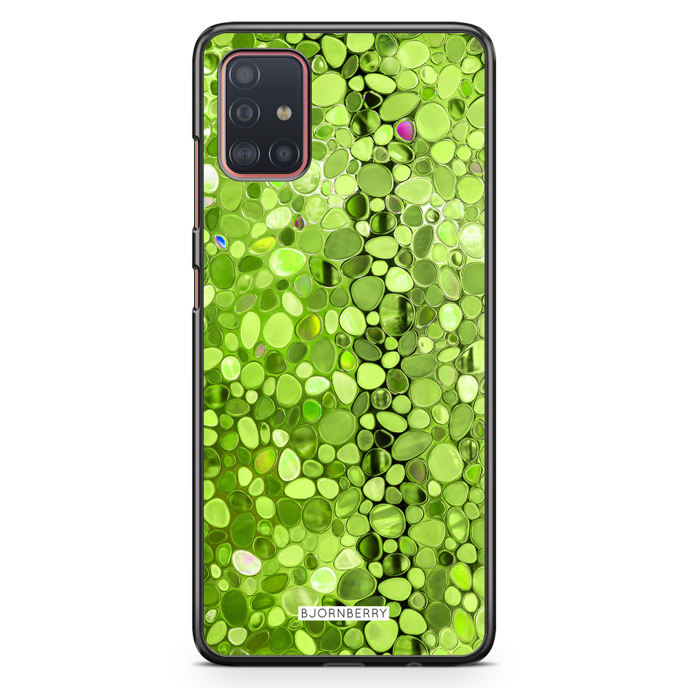 Samsung Galaxy A51 Case - Stained Glass Green