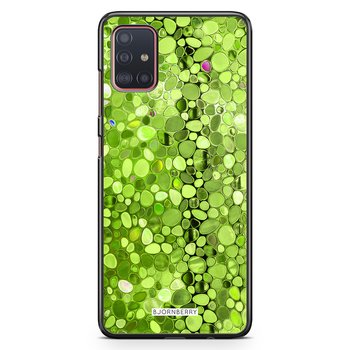 Samsung Galaxy A51 Skal - Stained Glass Grön