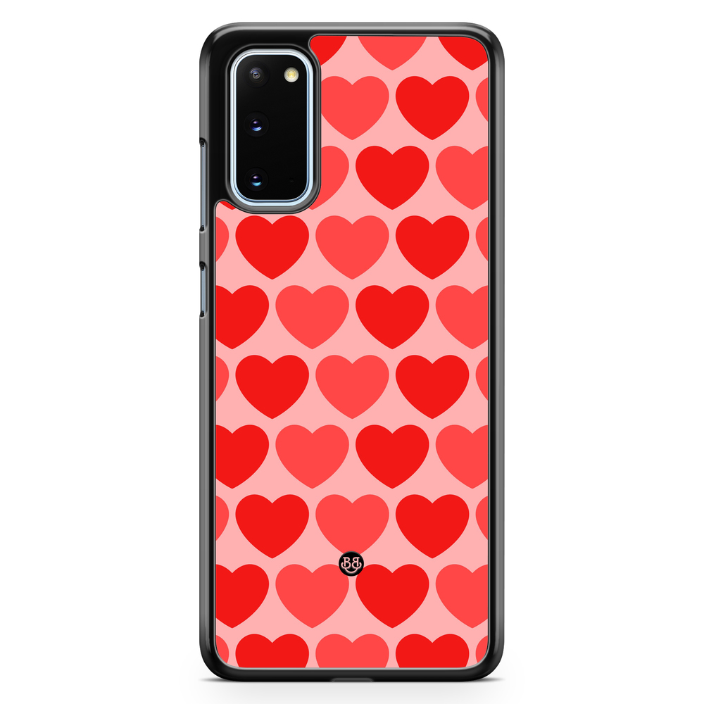 Samsung Galaxy S20 FE Case - Red Hearts
