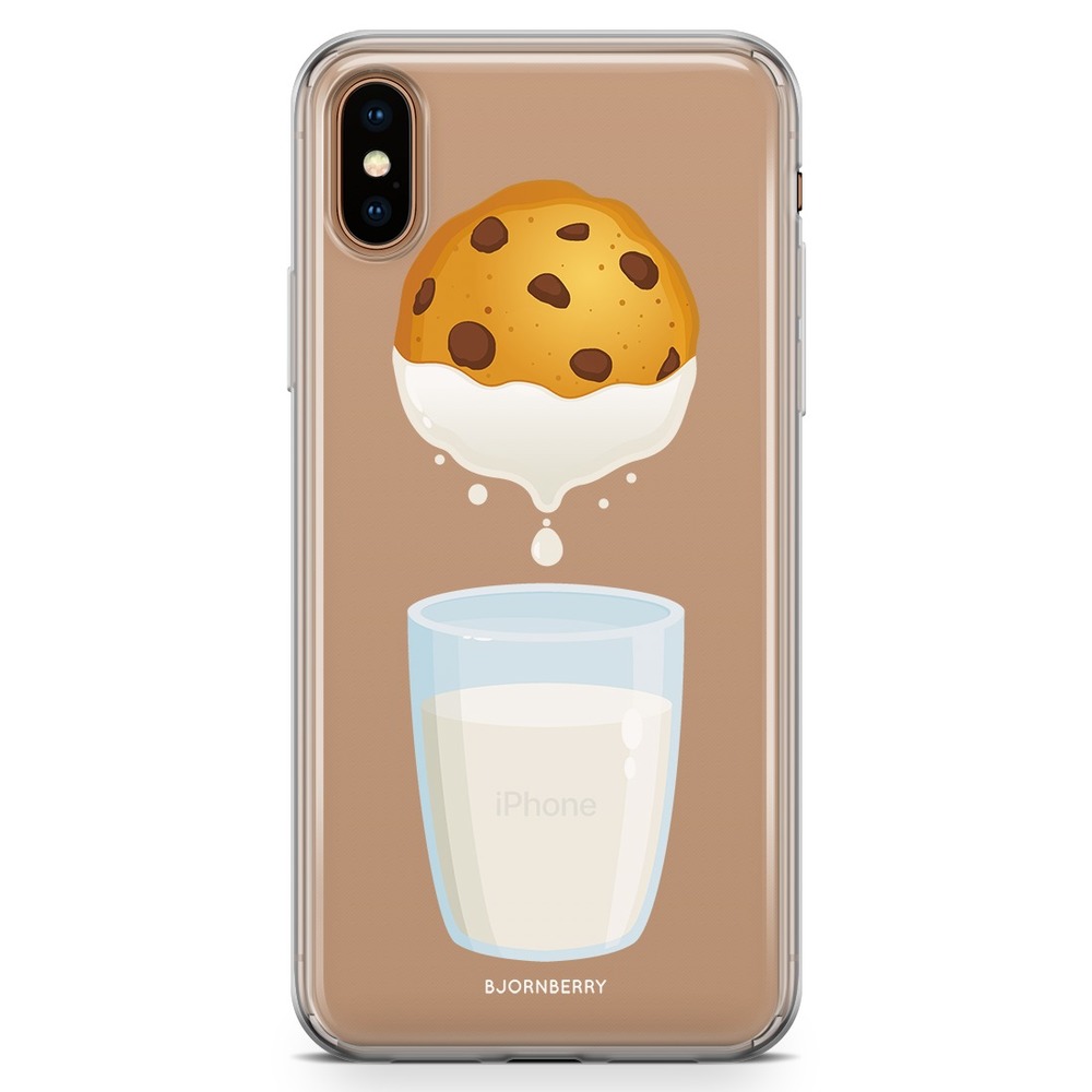 iPhone Xs Max Fashion Skal - Mjölk & Kakor