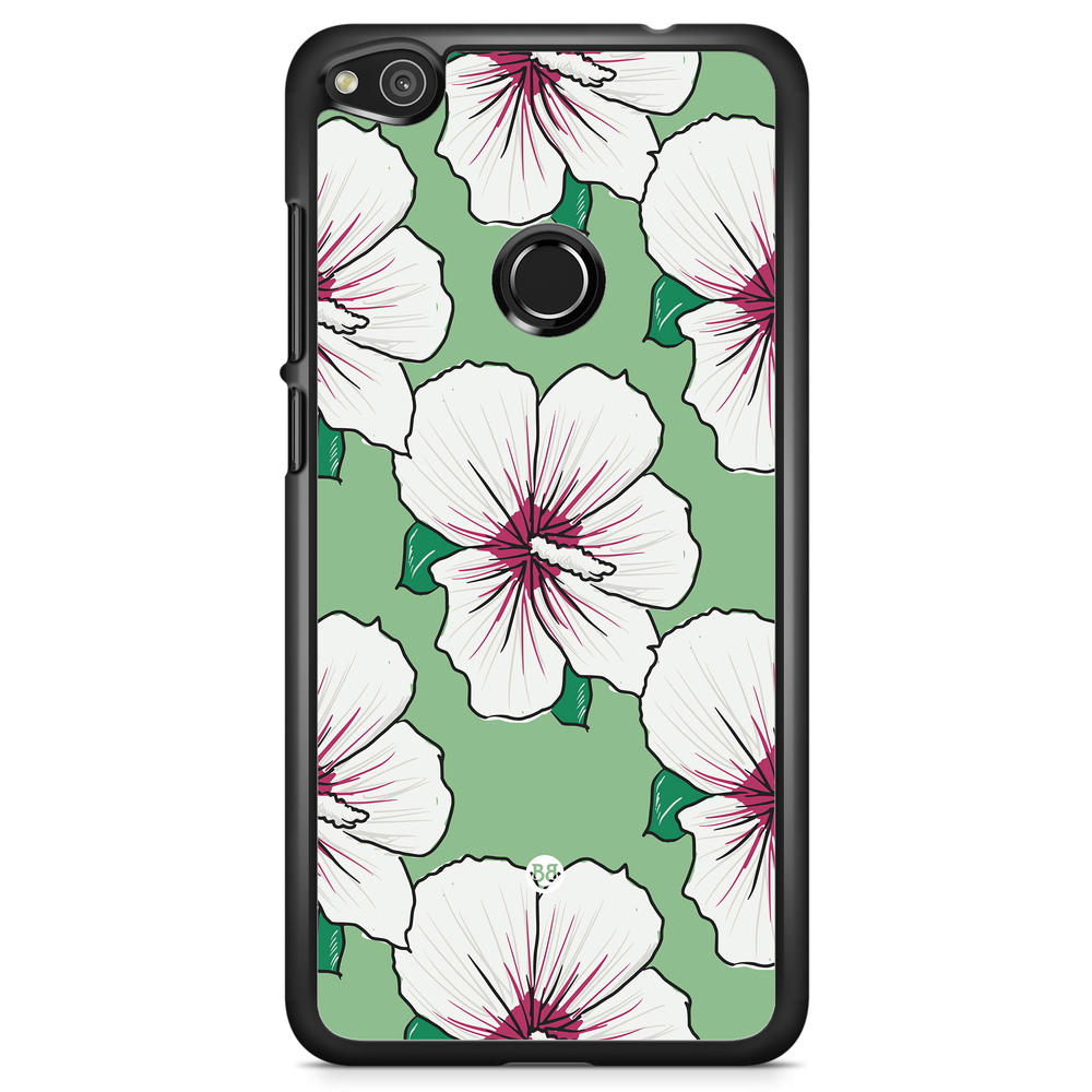 Huawei Honor 8 Lite Case - Creamy White Flowers