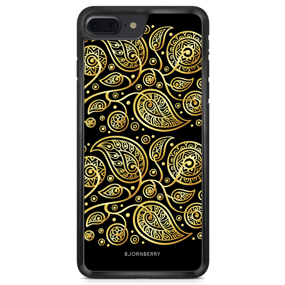 iPhone 8 Plus Case - Gold Flowers