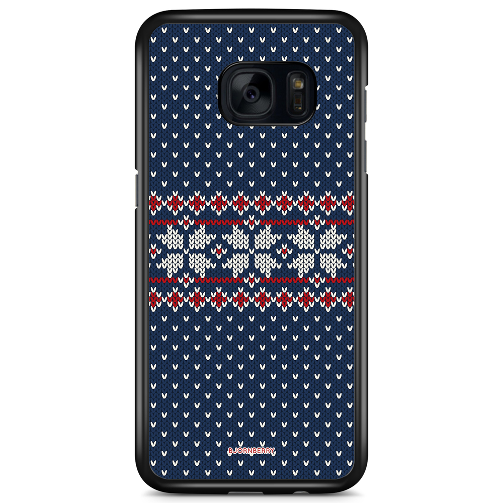 Samsung Galaxy S7 Edge Case - Knitted Xmas