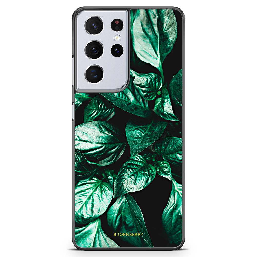 Samsung Galaxy S21 Ultra Case - Green Leaves