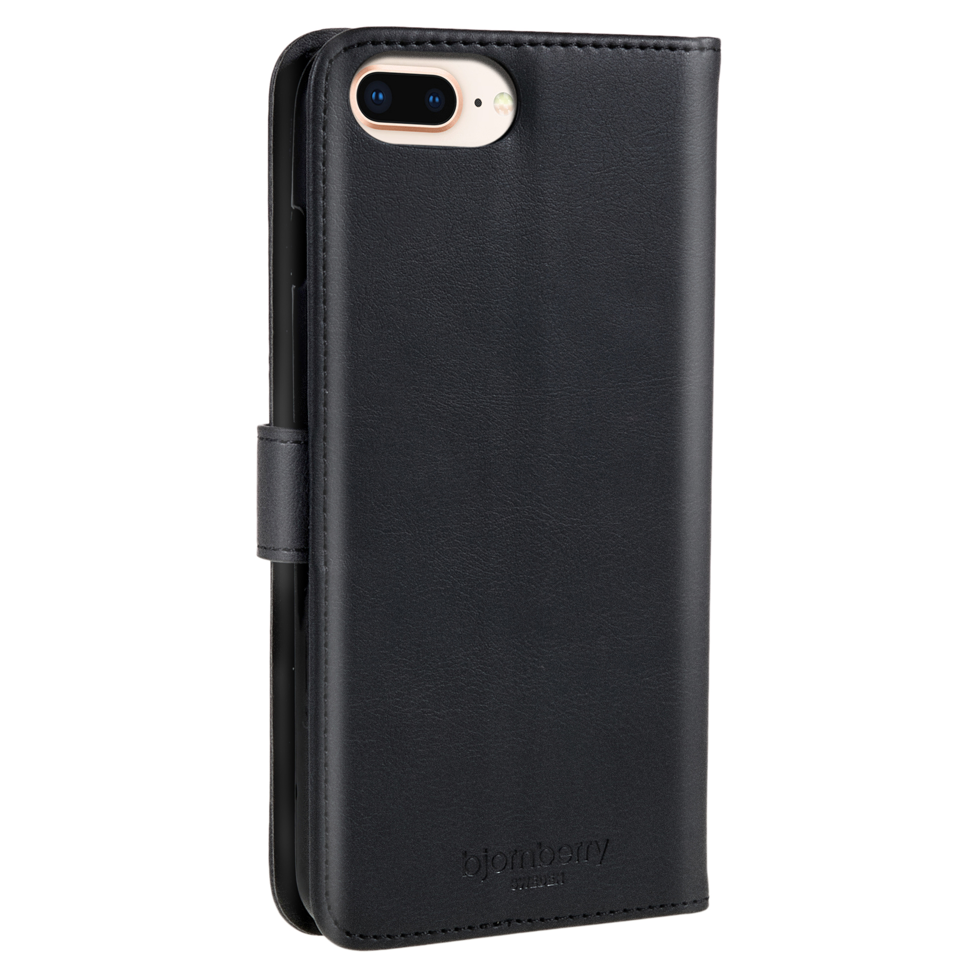 iPhone 7 Plus/8 Plus Magnet Wallet Case MONOGRAM - Black - 4