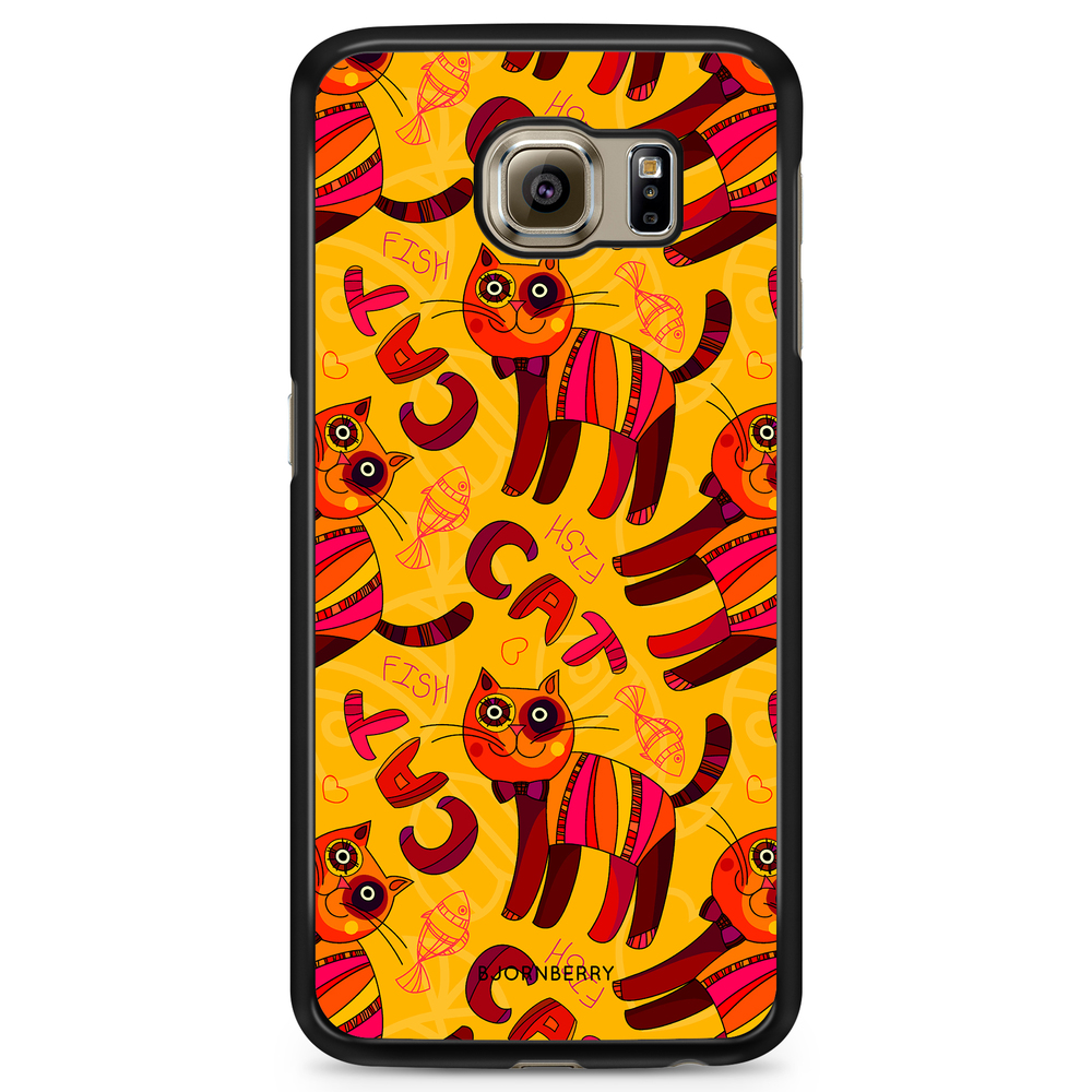Samsung Galaxy S6 Edge+ Case - Cat & Fish