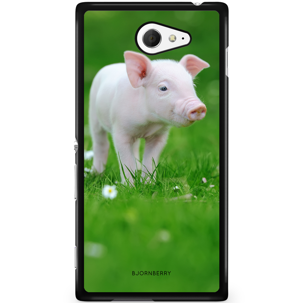 Sony Xperia M2 Aqua Case - Small Pig