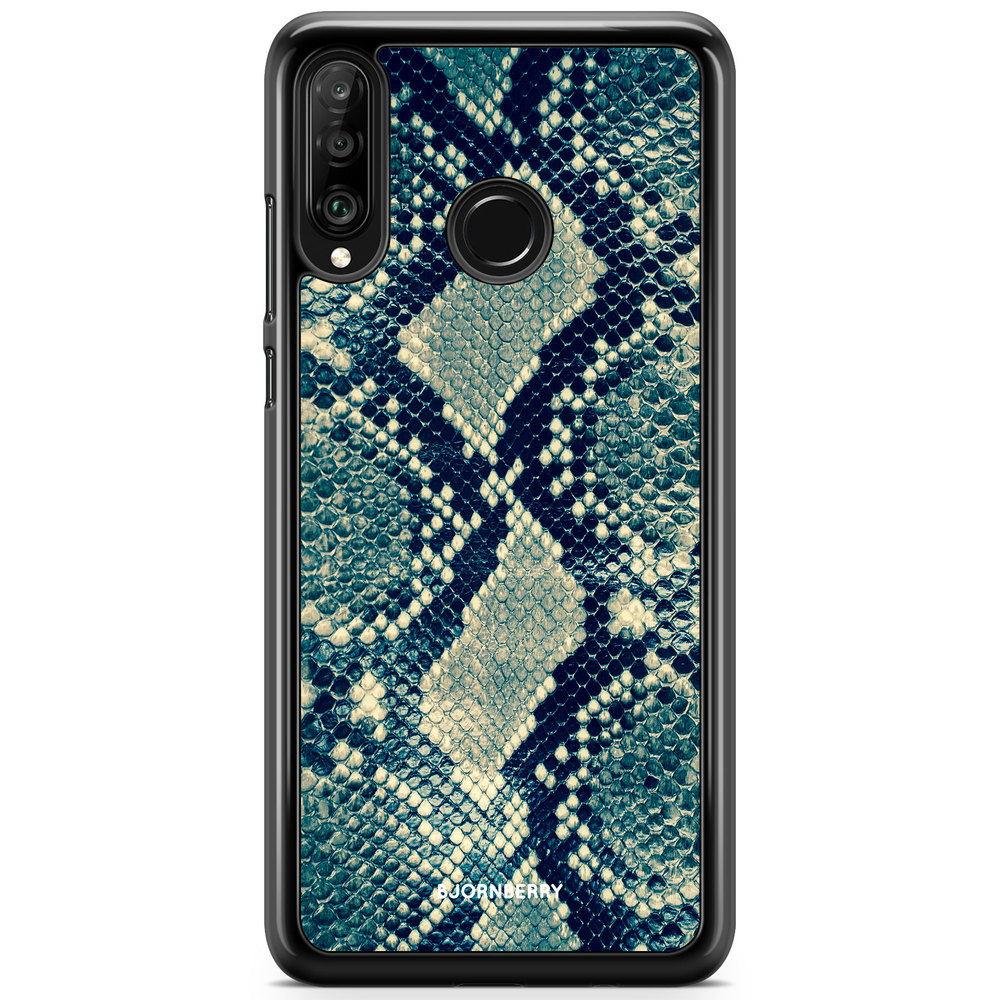 Huawei P30 Lite Case - Blue Snakeskin