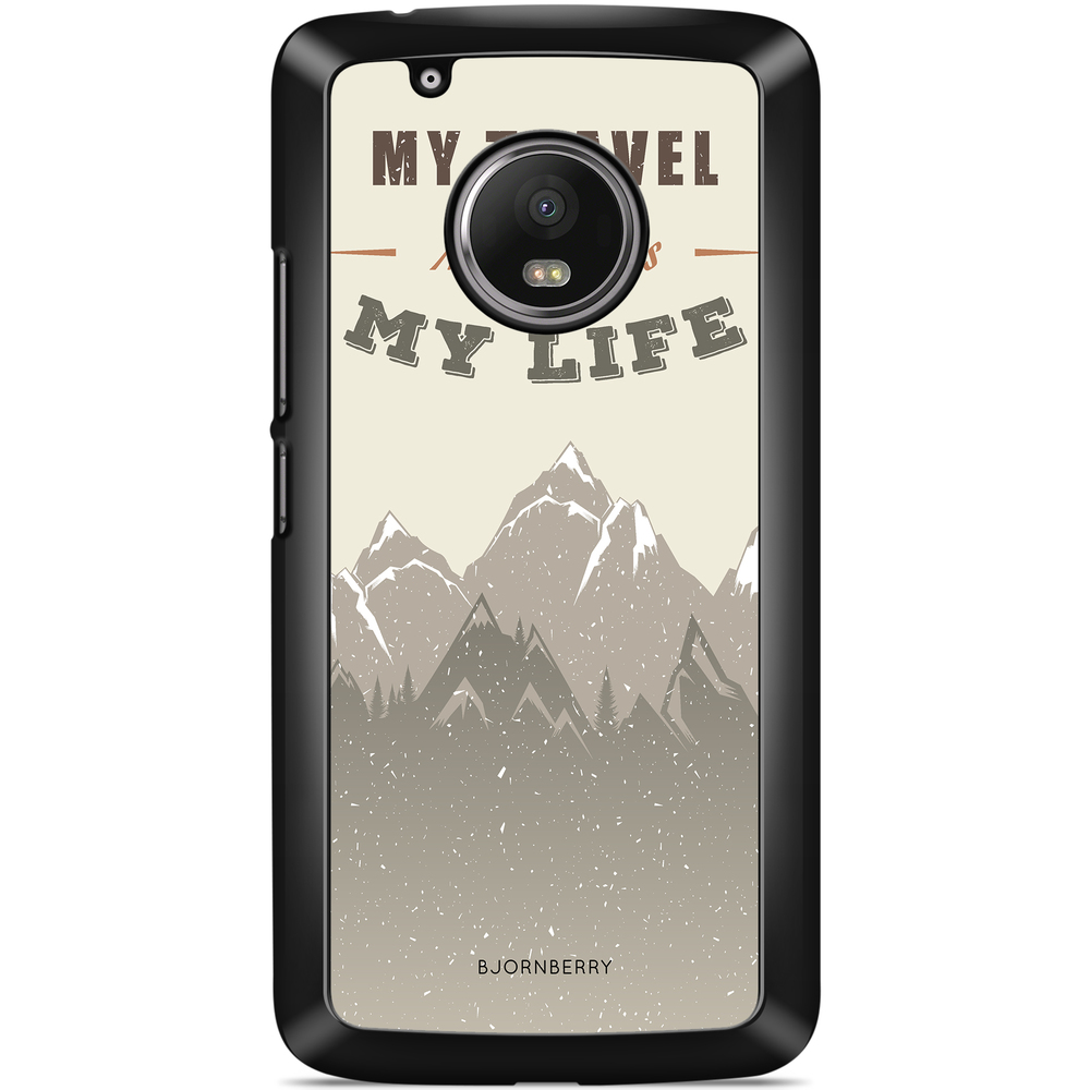 Motorola/Lenovo Moto G5 Case - My Travels, My Life