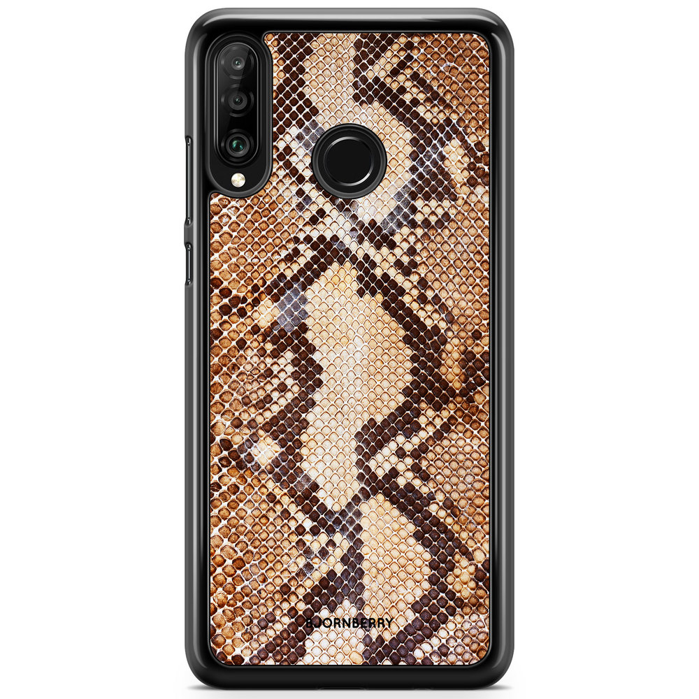 Huawei P30 Lite Case - Snakeskin Brown
