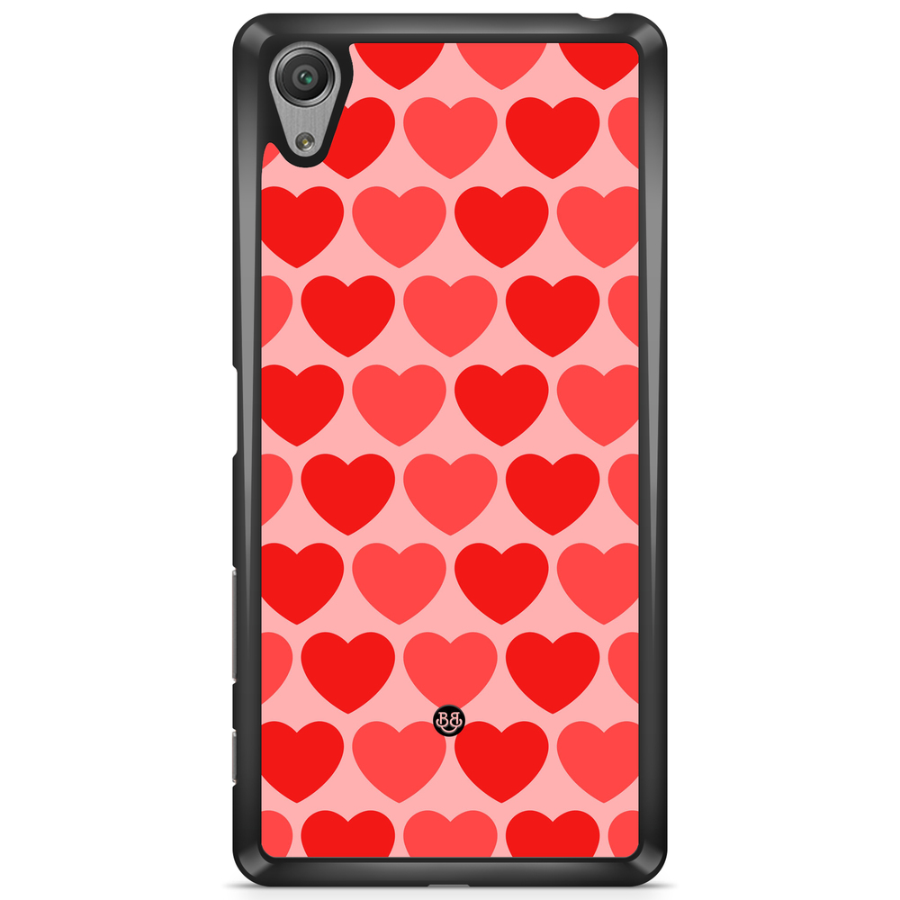 Sony Xperia L1 Case - Red Hearts
