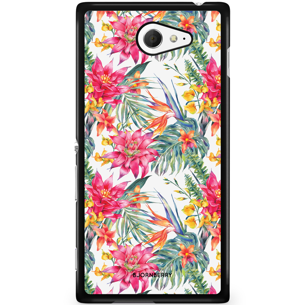 Sony Xperia M2 Aqua Case - Vintage Floral