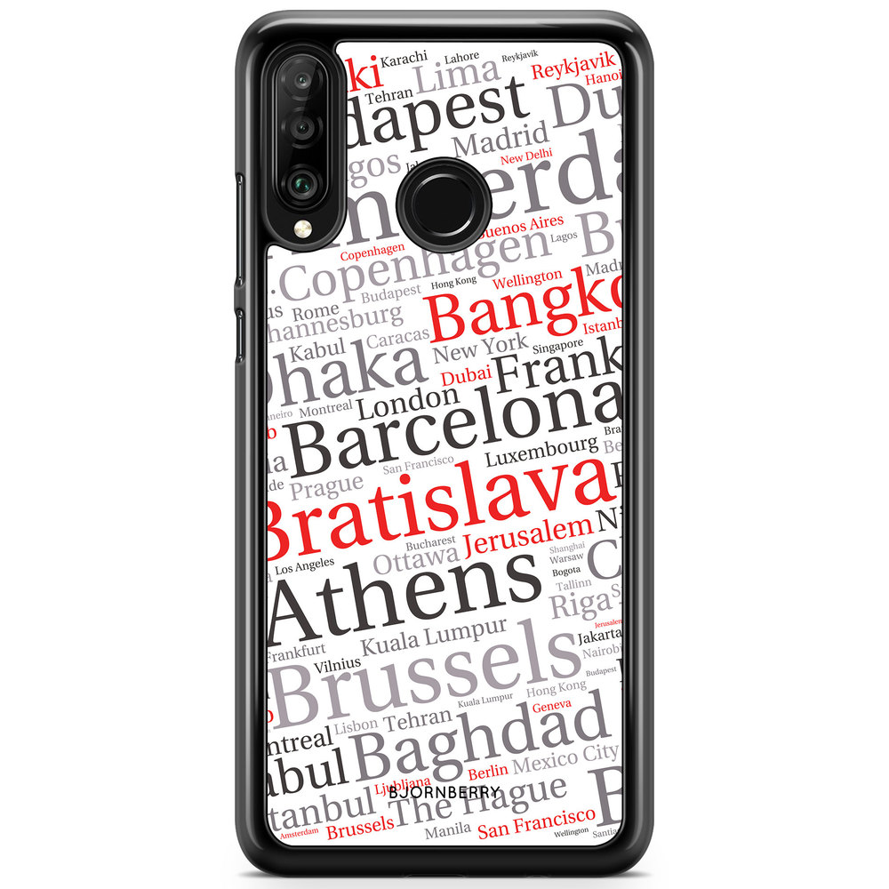 Huawei P30 Lite Case - City Names