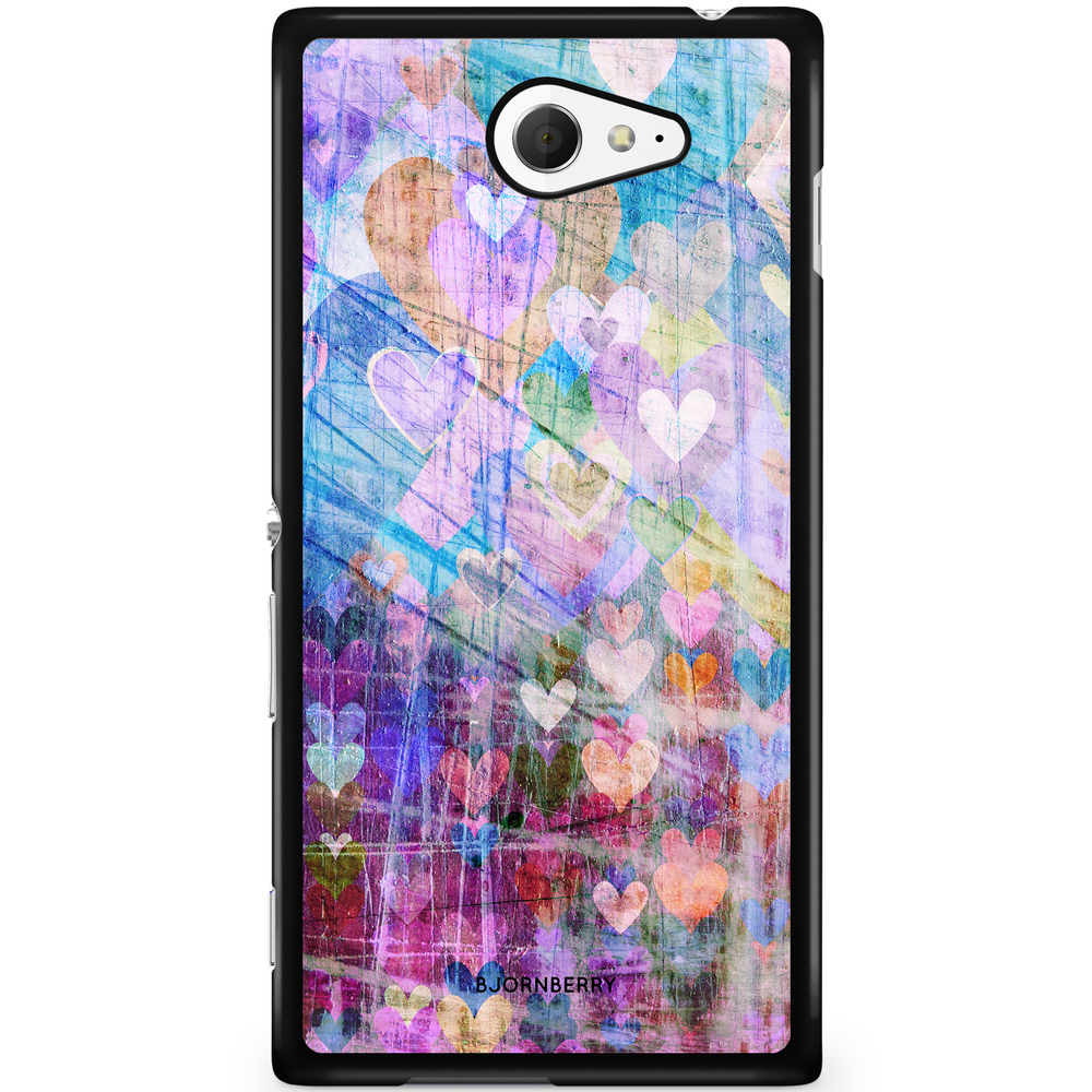 Sony Xperia M2 Aqua Case - Hearts