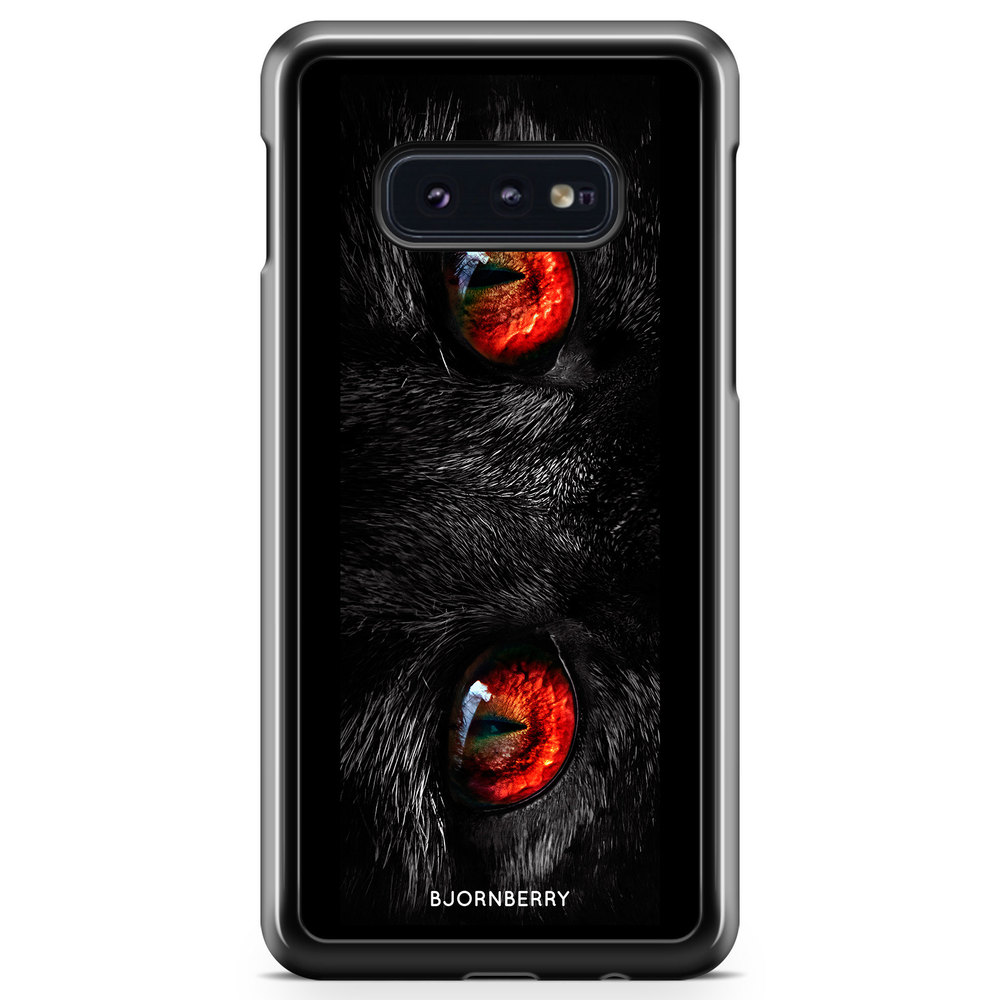 Samsung Galaxy S10e Case - Red Cat Eyes