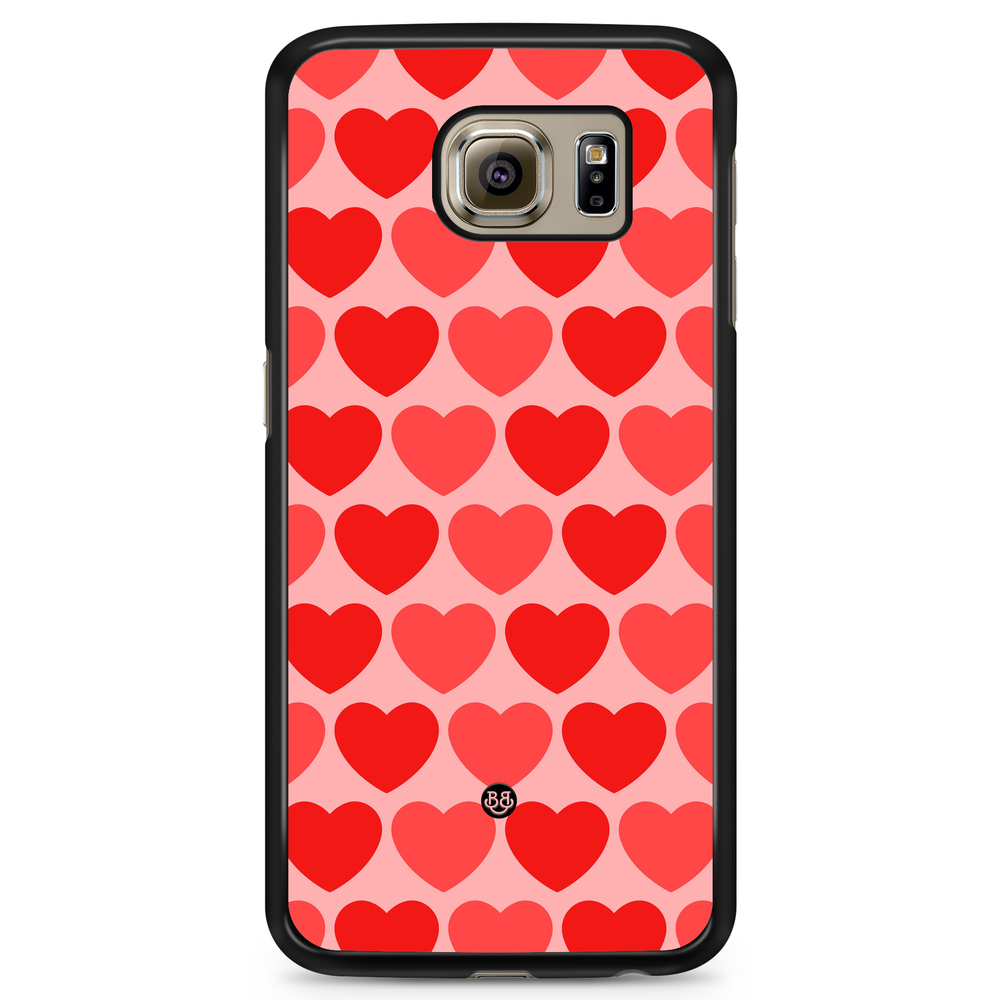 Samsung Galaxy S6 Case - Red Hearts