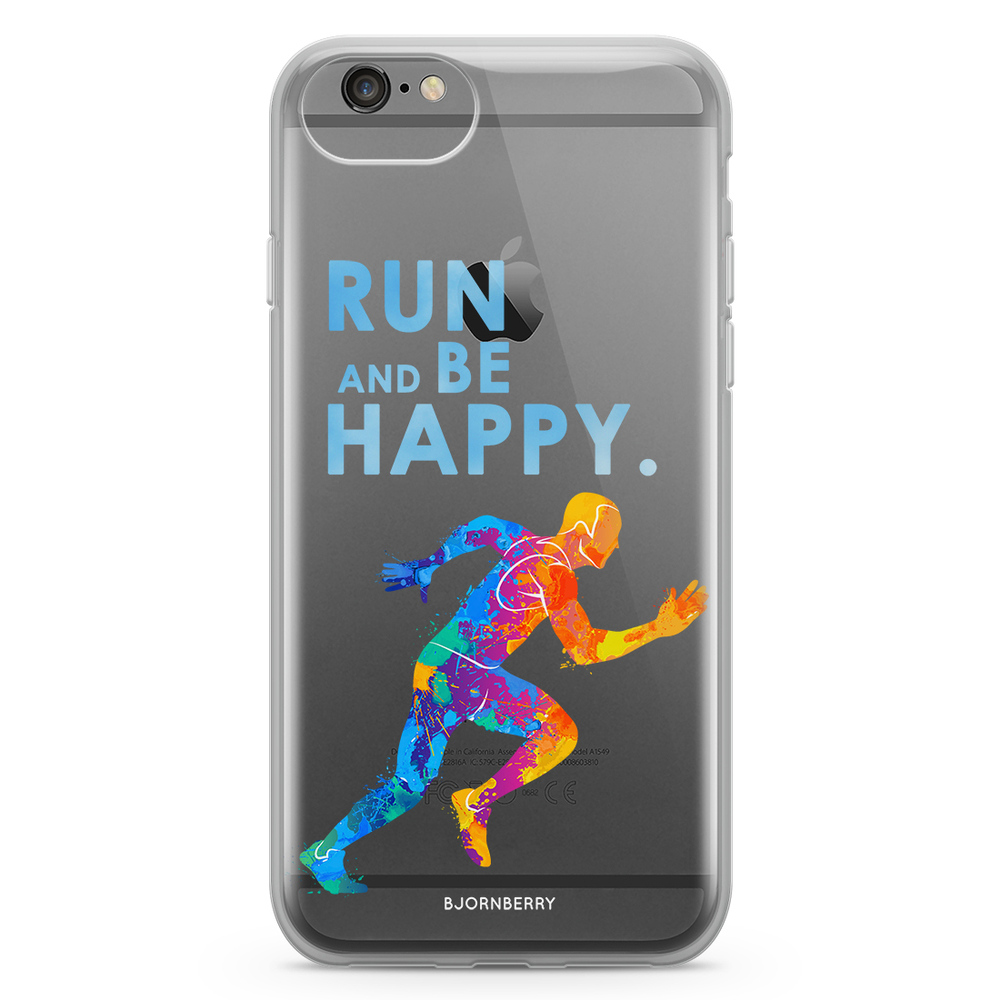 iPhone 6/6s Fashion Skal - Run And Be Happy