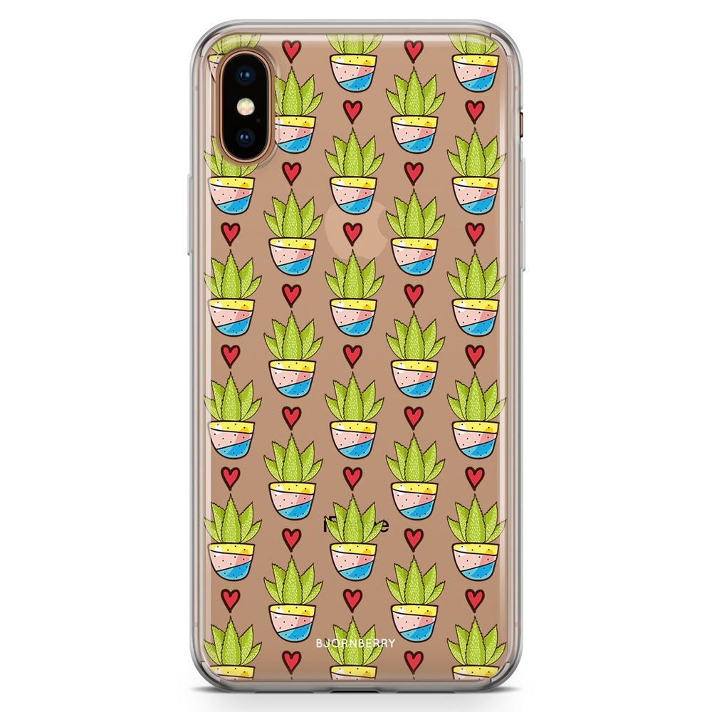 iPhone Xs Max Fashion Case - Cactus Pattern
