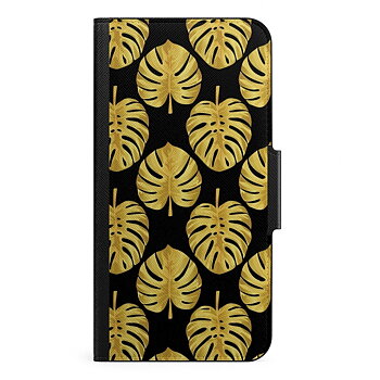 Naive iPhone 13 Pro Max Wallet Case- Monstera
