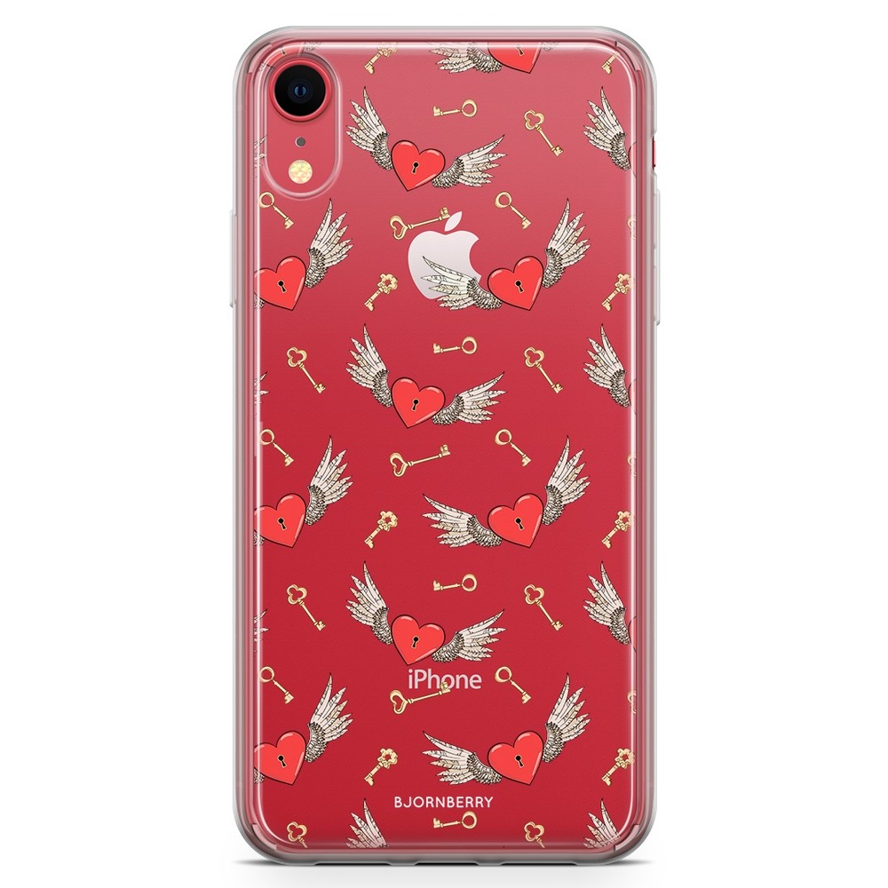 iPhone XR Fashion Case - Hearts 'n Wings